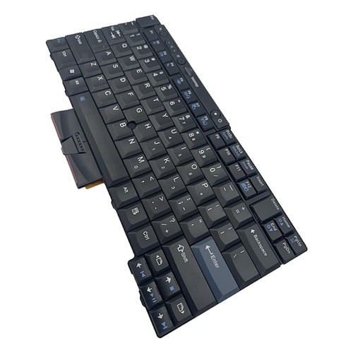 Laptop tastatur schwarz - schwarz, us